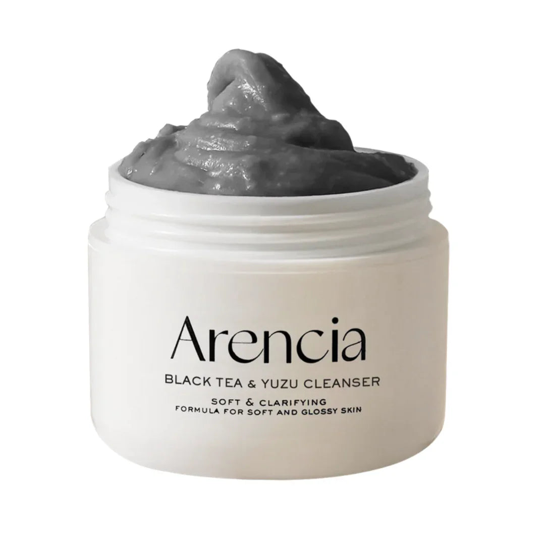 ARENCIA Black Tea & Yuzu Rice Mochi Cleanser 120g