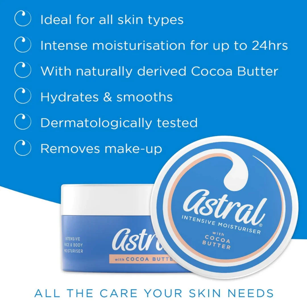 Astral Moisturising Cream with Coco Butter 200ml