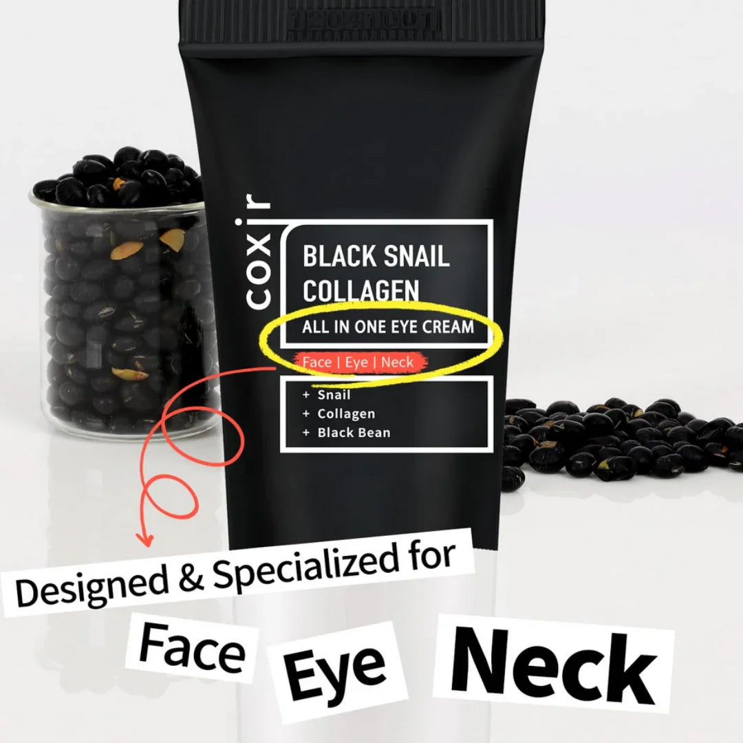 Coxir Black Snail Collagen All In One Eye Cream 30ml