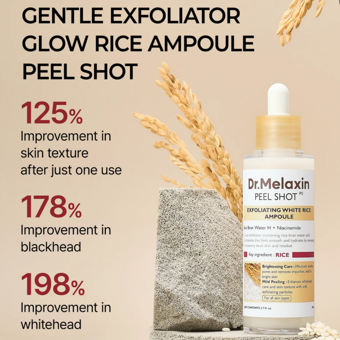 Dr.Melaxin Peel Shot Exfoliant White Rice Ampoule 80ml