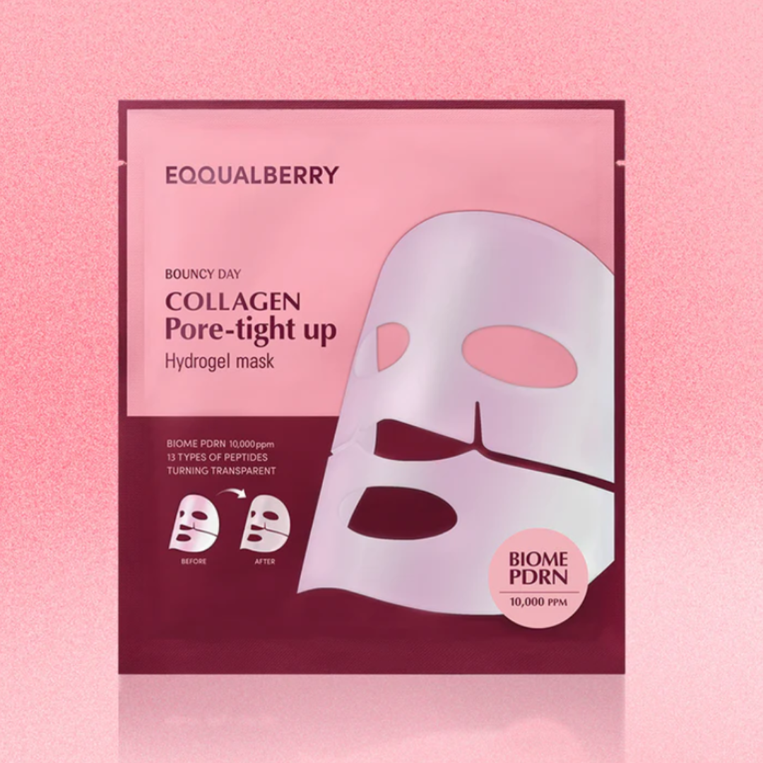EQQUALBERRY Collagen Pore-tight up Hydrogel Mask Set 4*30g