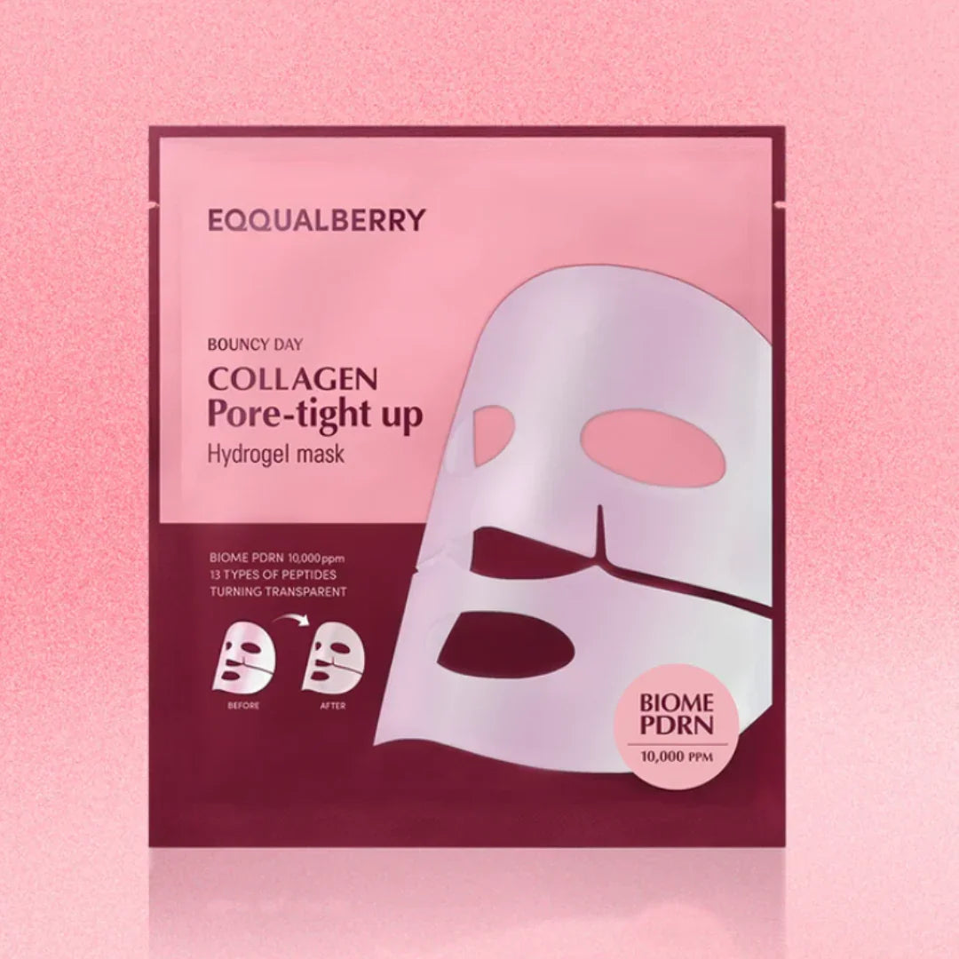 EQQUALBERRY Collagen Pore-tight up Hydrogel Mask Set 1*30g