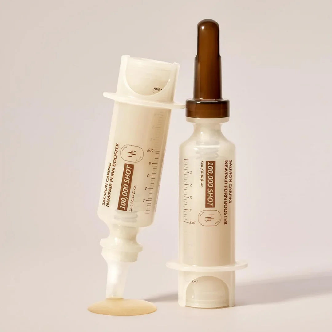 HEVEBLUE Salmon Caring Centella New Pair PDRN Booster 100,000 Shot Essence 1 pc