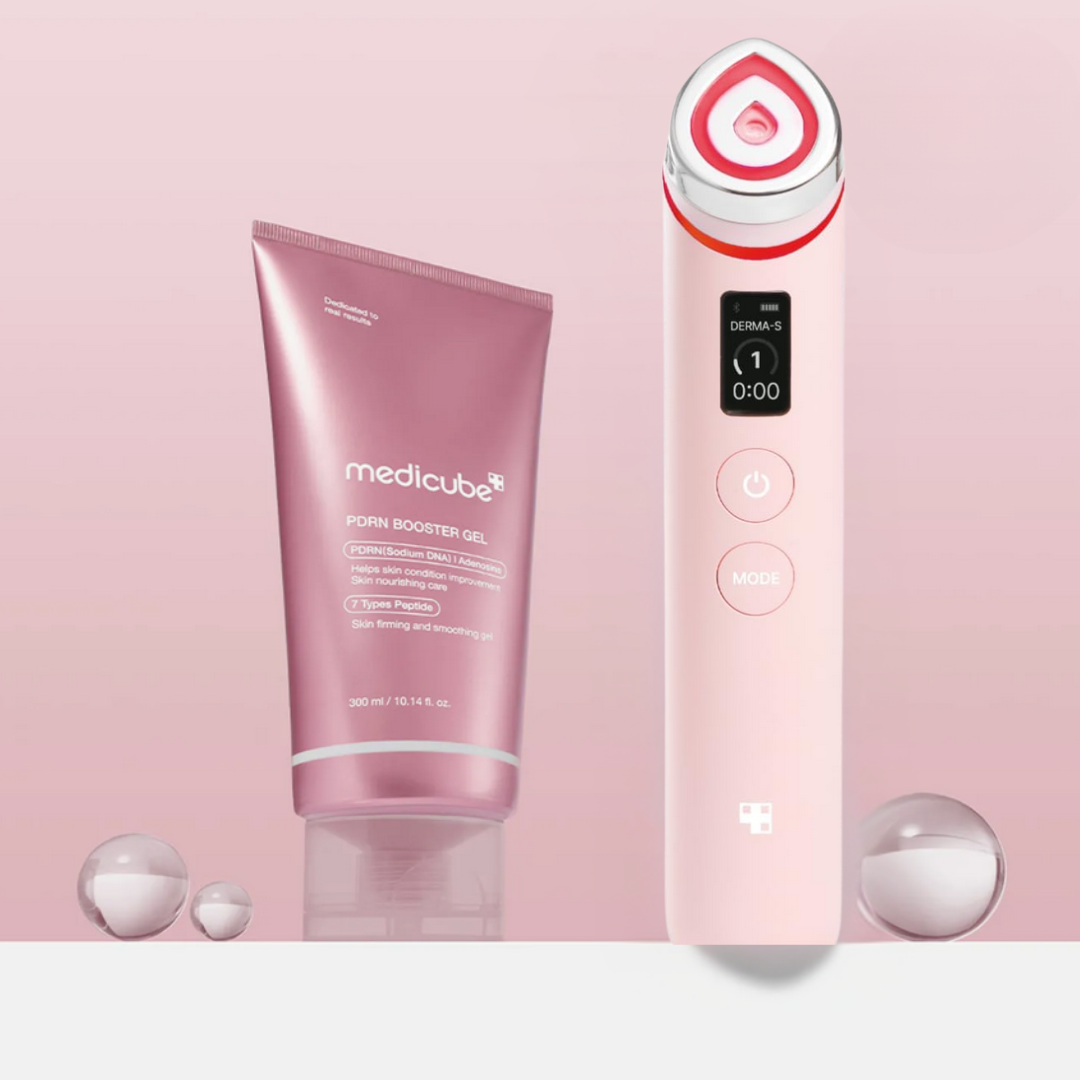 Medicube AGE-R Booster Pro Pink + Free Medicube AGE-R PDRN Booster Gel 300ml