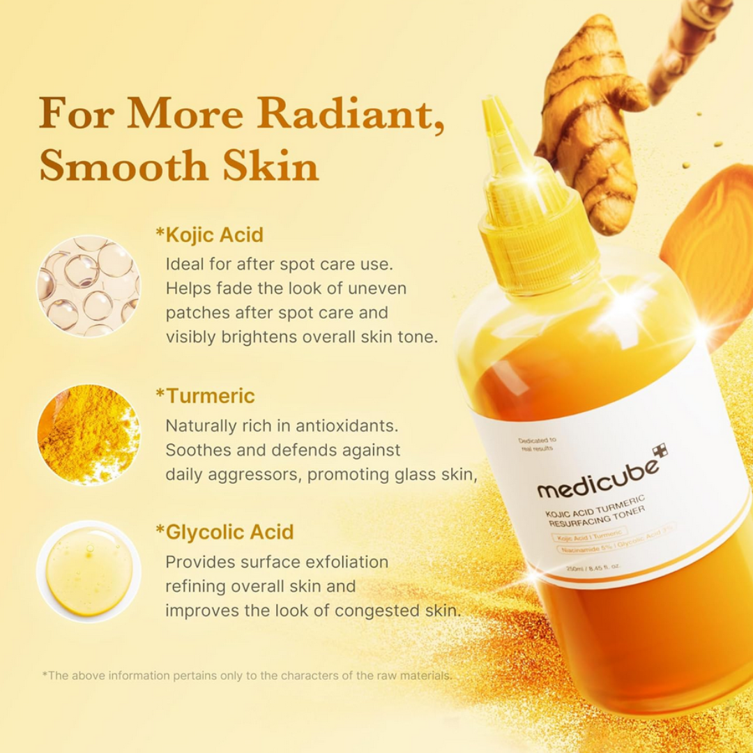 Medicube Kojic Acid Turmeric Toner 250ml