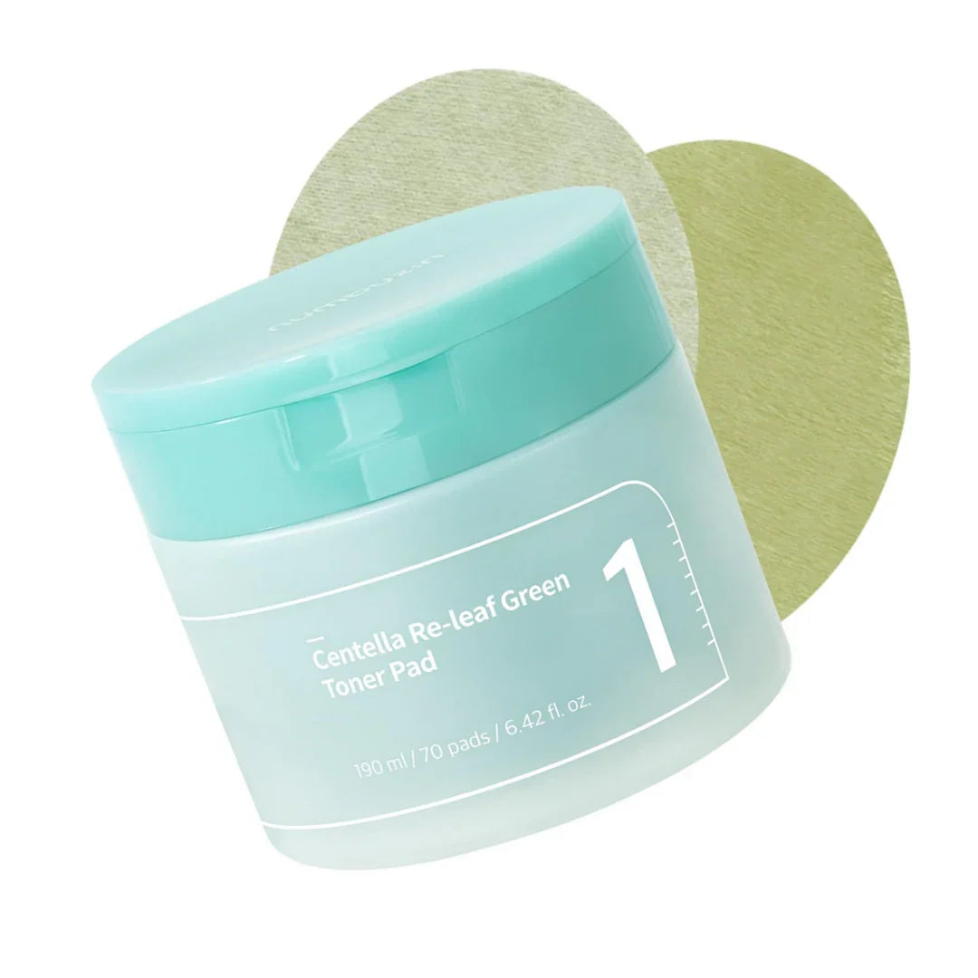 Numbuzin No.1 Centella Re-Leaf Green Toner Pad 70 Pads