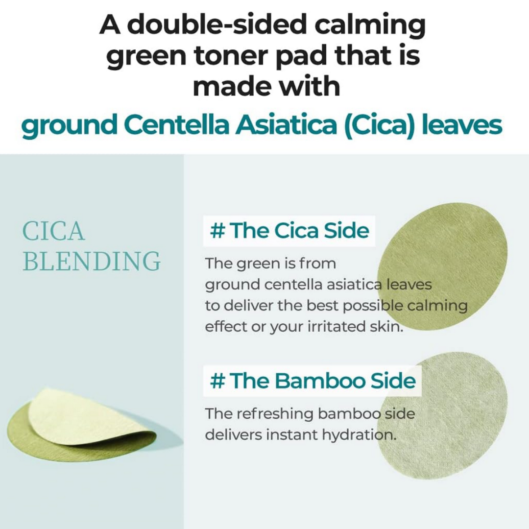 Numbuzin No.1 Centella Re-Leaf Green Toner Pad 70 Pads