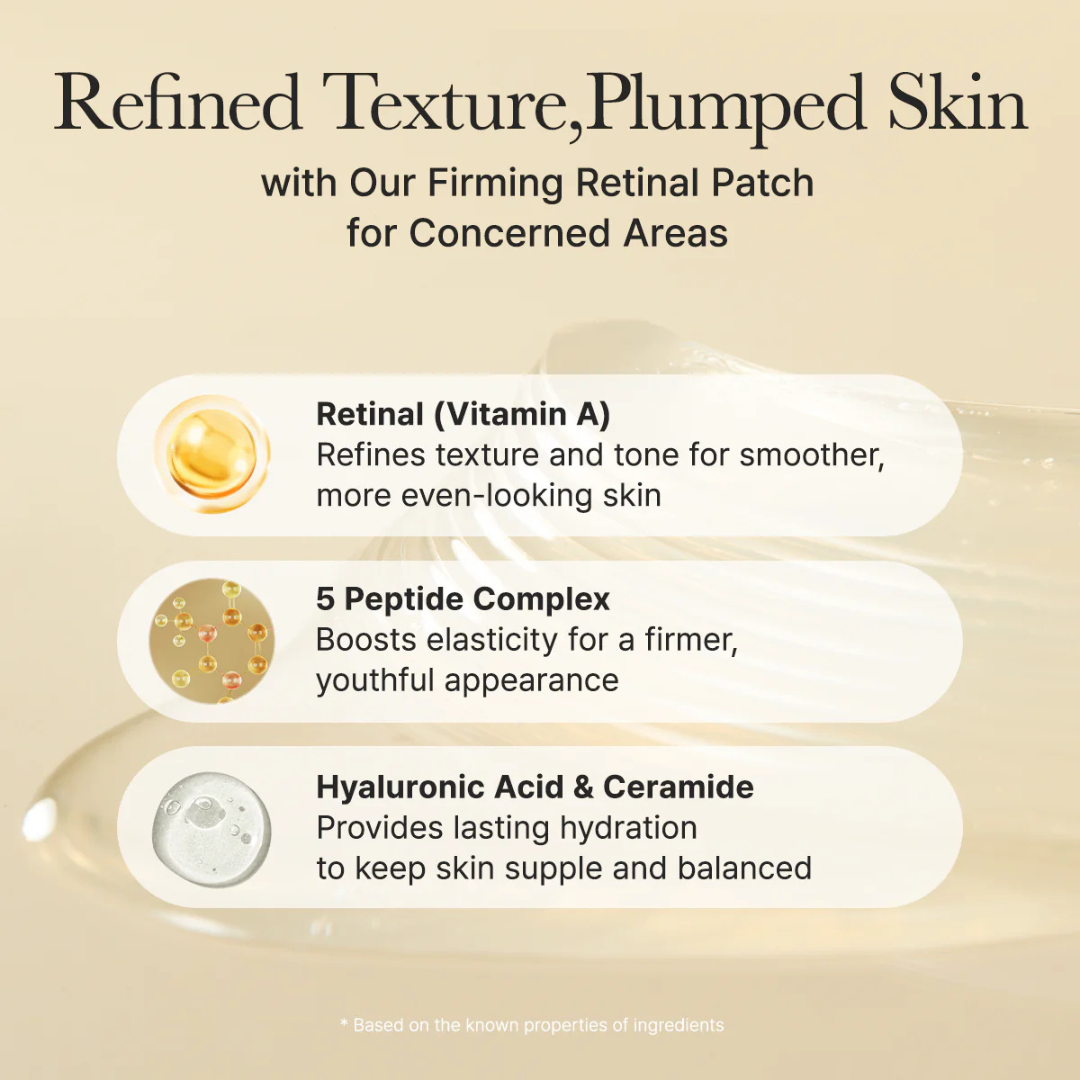 Retinal Boosting Eye Mask Patch Retinal & Peptides 60 Paches