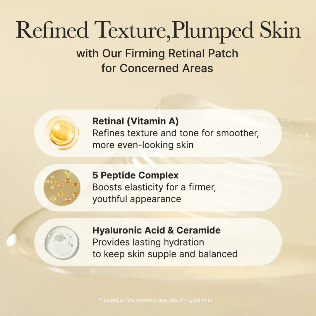 Retinal Boosting Eye Mask Patch Retinal & Peptides 60 Paches