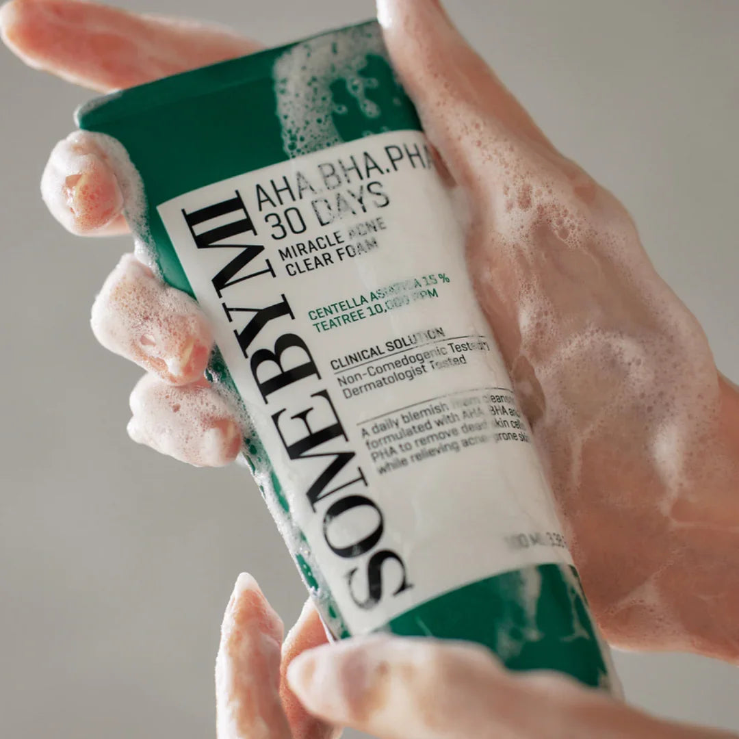 SOME BY MI AHA BHA PHA 30 Days Miracle Acne Clear Foam 100ml