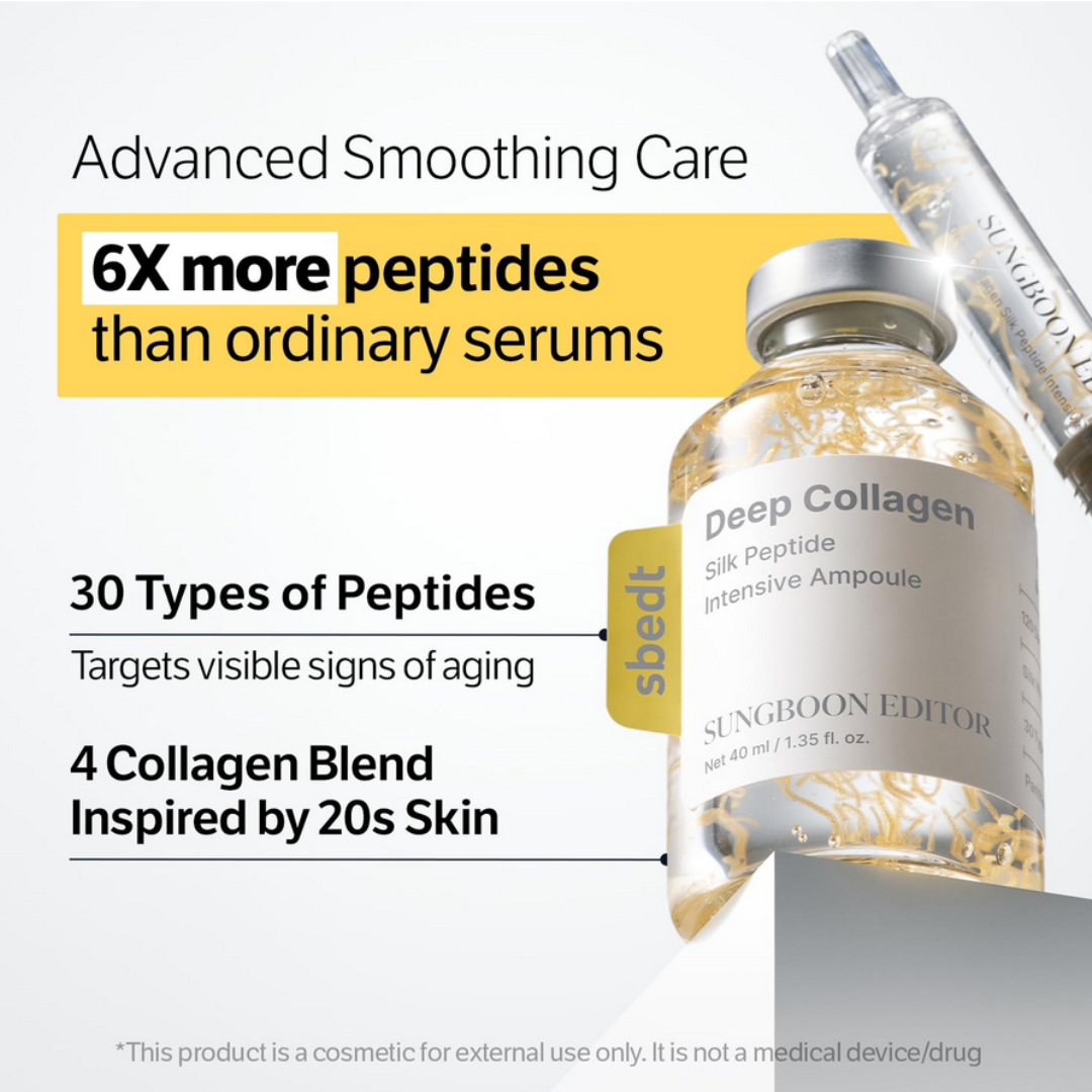 SUNGBOON EDITOR Collagen Silk Peptide Intensive Ampoule 40ml