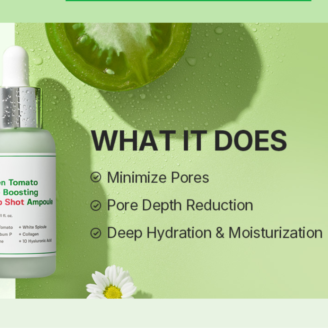 Sungboon Editor Green Tomato Pore Boosting Deep Shot Ampoule 30ml