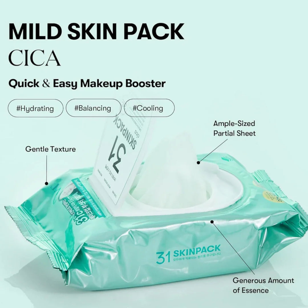 VT Cosmetics Mild 31 Skin Pack 100 sheets