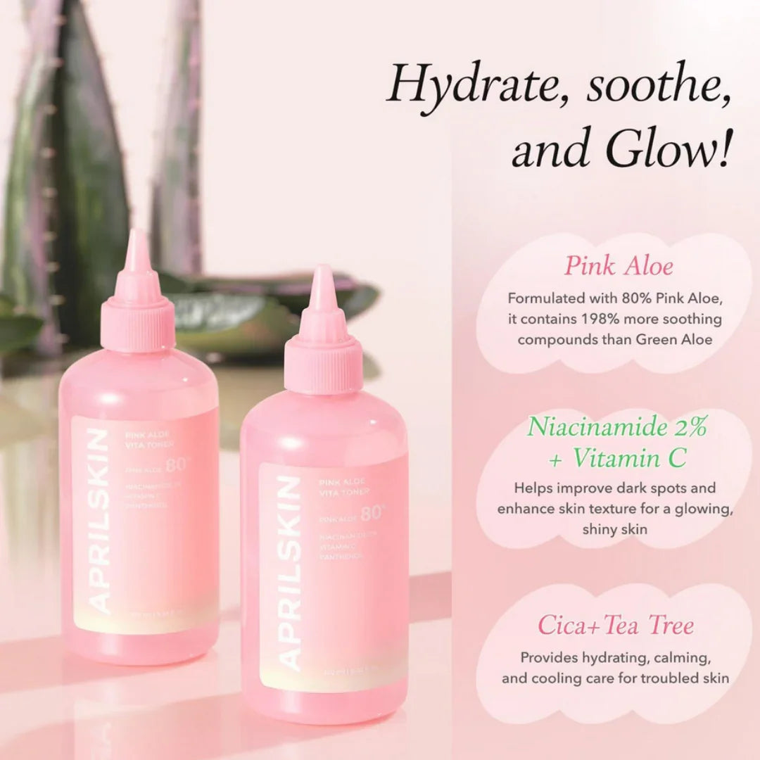 APRILSKINAPRILSKIN Pink Aloe Vita Toner 250mlMood Arabia8800240579166