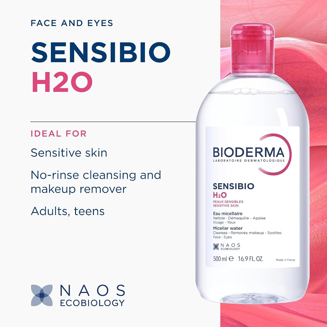 biodermaBioderma Sensibio H2O Micellar Water Makeup Remover Cleanser 500mlMood Arabia3401345935571