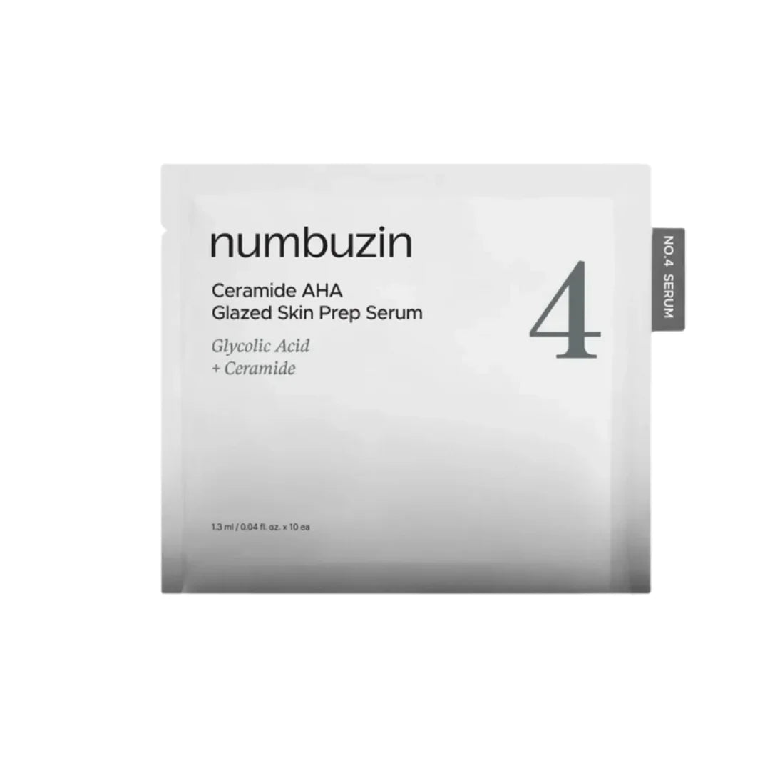Numbuzin No. 4 Ceramide AHA Glazed Skin Prep Serum 10ml (1ml*10ea)