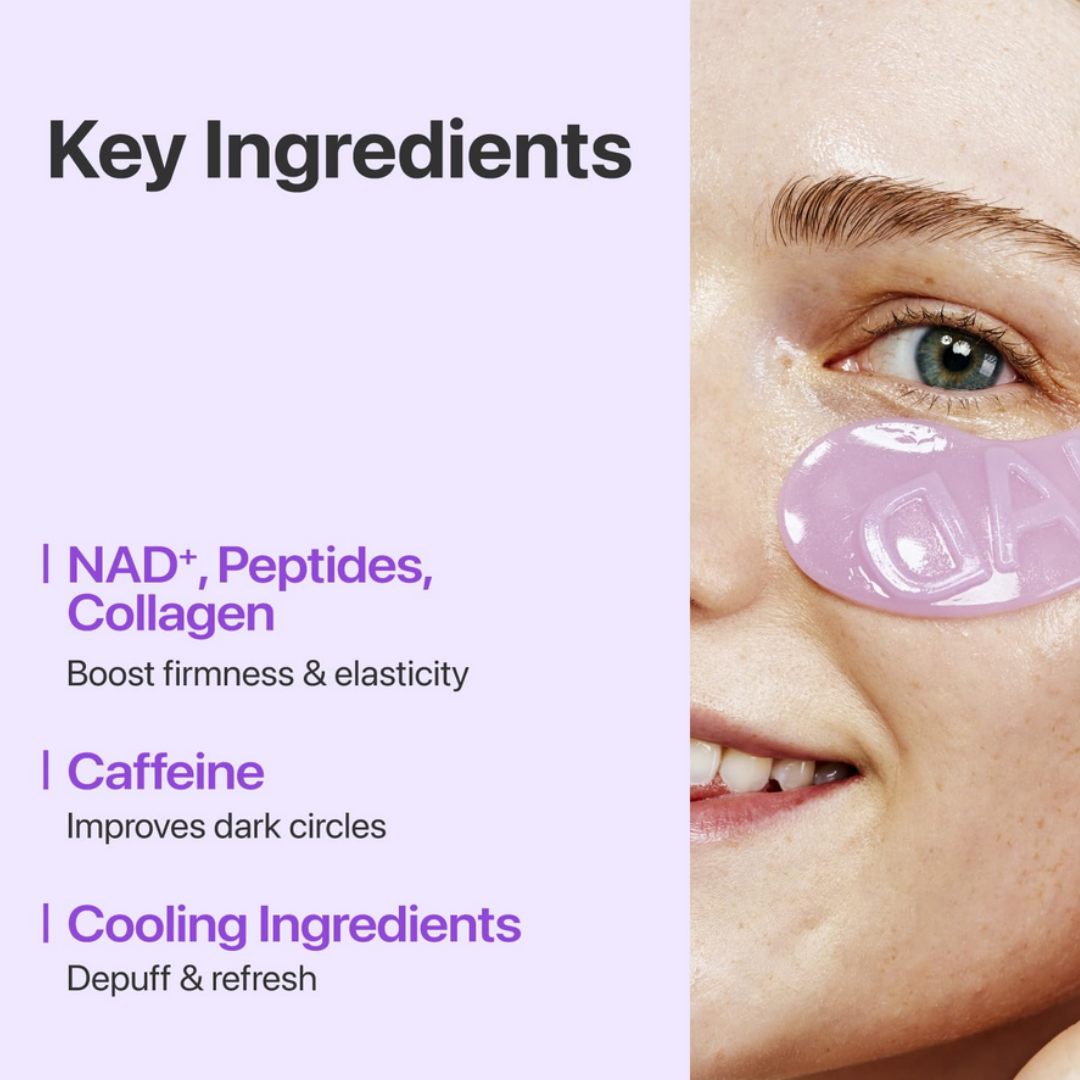 numbuzin No.9 Eye Patches, NAD+ Collagen Gel Eye Masks