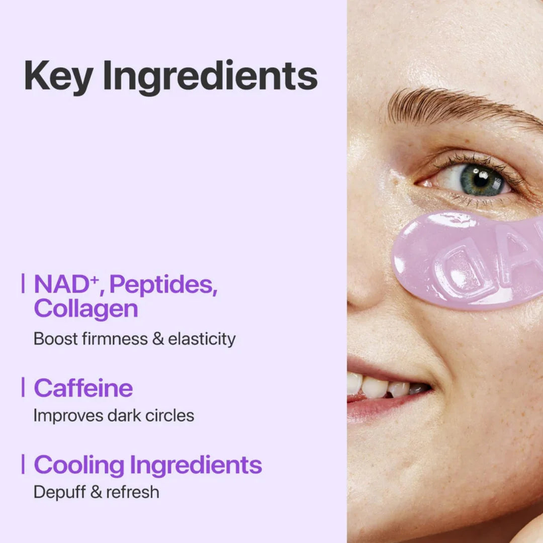 numbuzin No.9 Eye Patches, NAD+ Collagen Gel Eye Masks