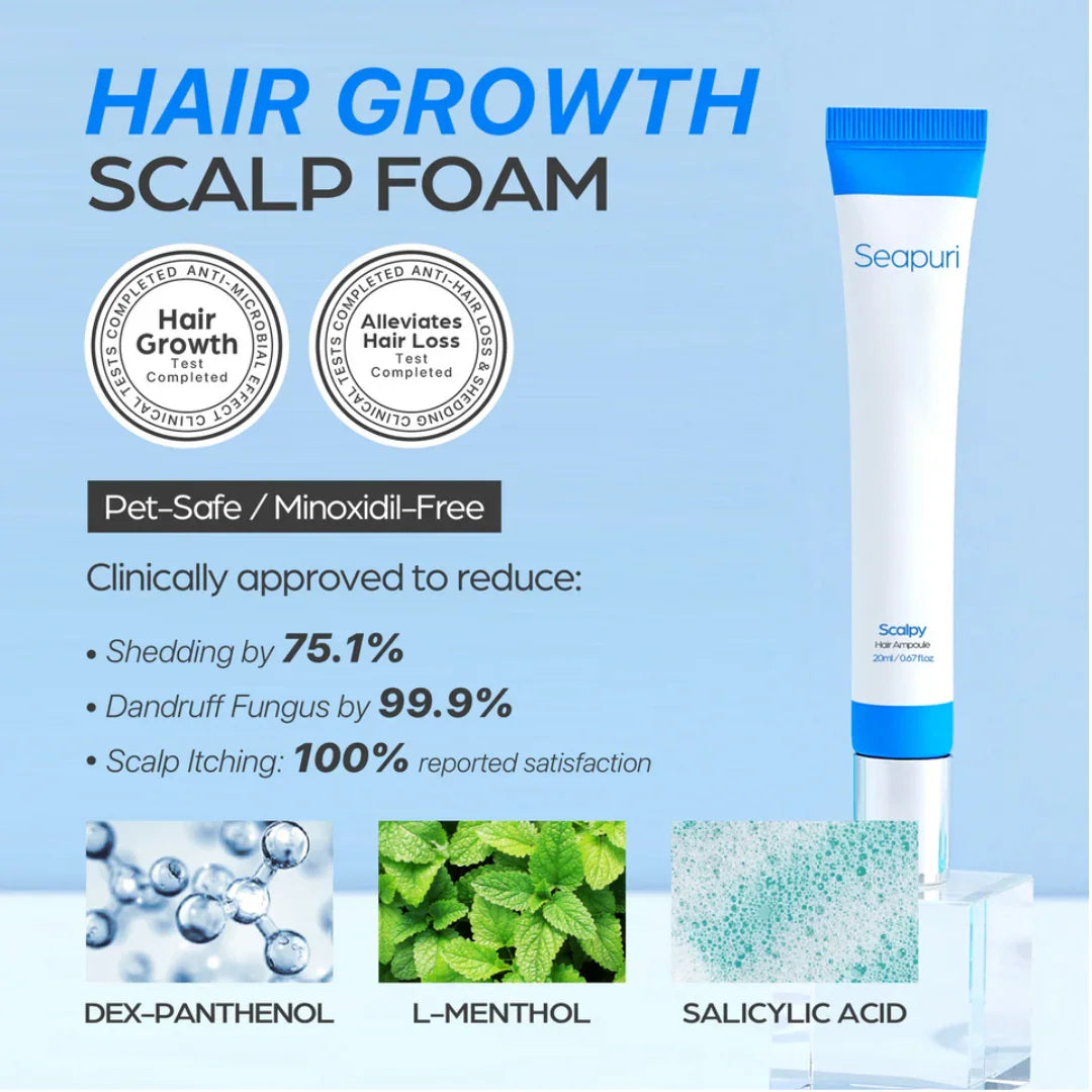 Seapuri Scalpy Hair Serum 20ml Packing May Vary