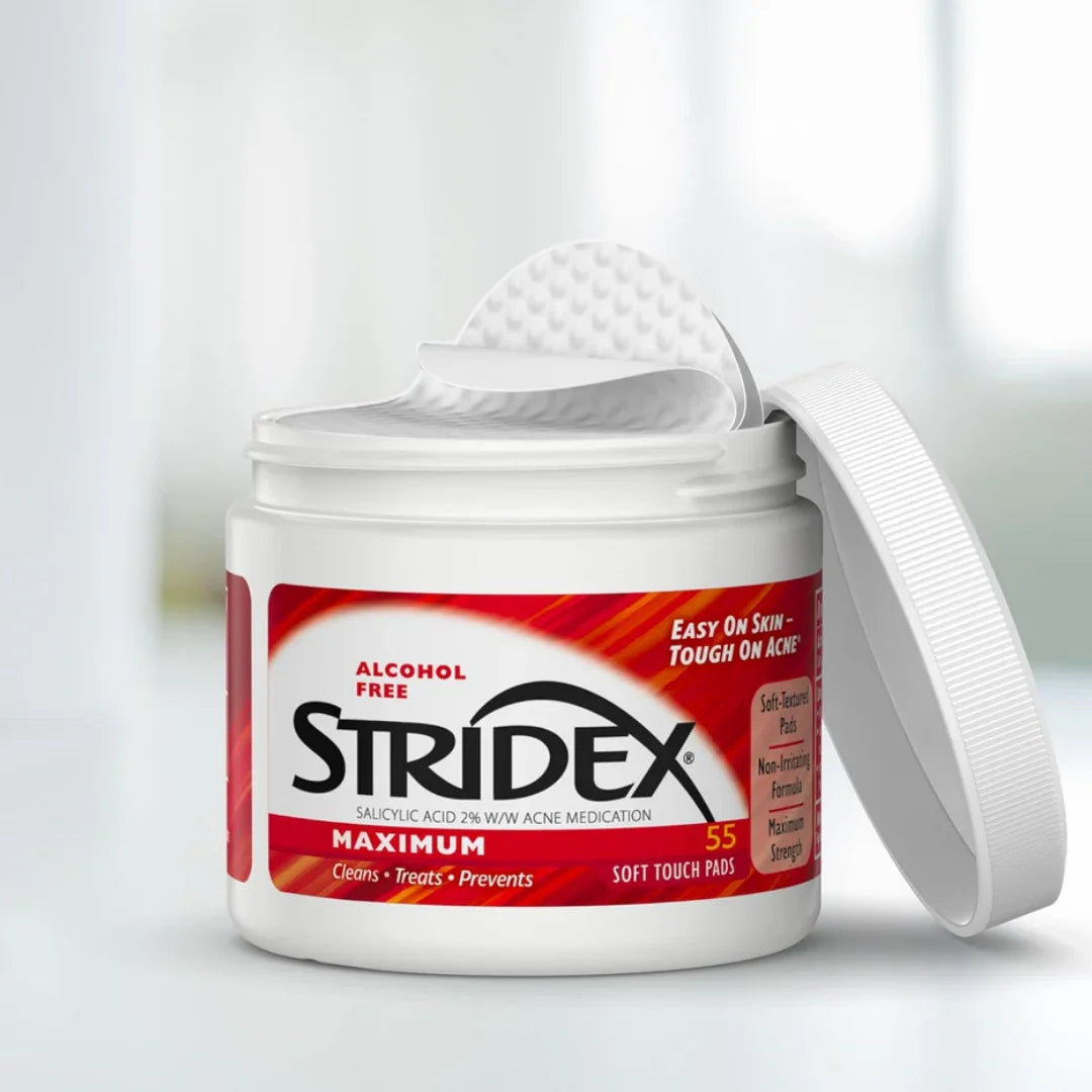 StridexStridex Medicated Acne Pads Maximum 55 PadsMood Arabia