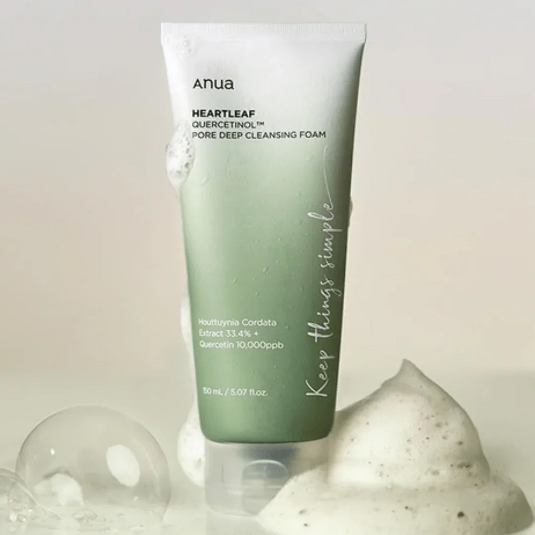 ANUAAnua Heartleaf Quercetinol Pore Deep Cleansing Foam 150mlMood ArabiaIherb