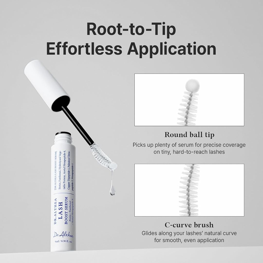Dr.Althea Lash Boost Serum root-to-tip application brush