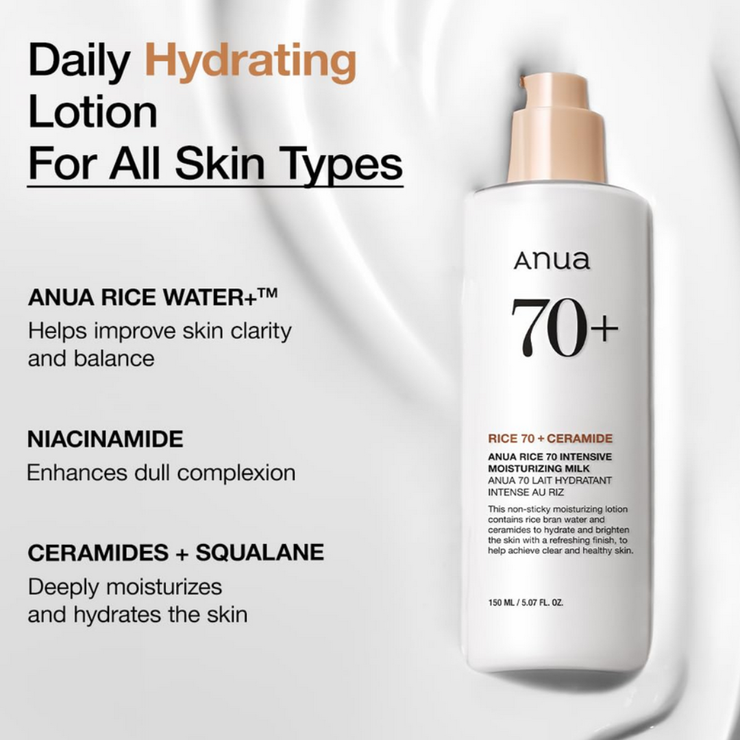 ANUA Rice 70 Intensive Moisturizing Milk 150ml