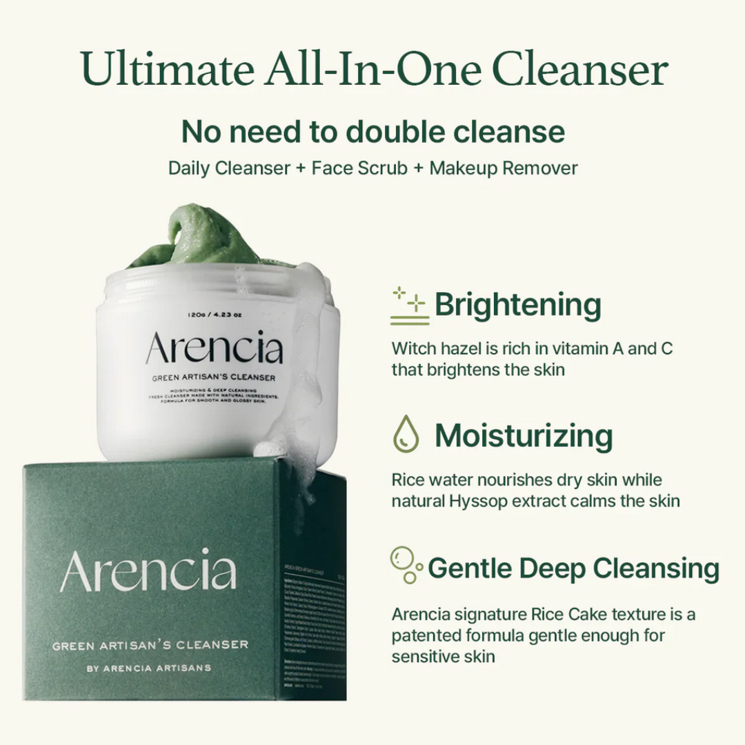 Arencia Fresh Green Cleanser 120g