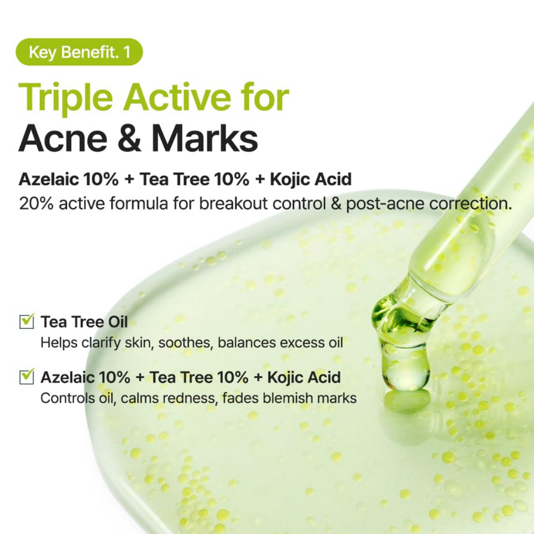 Purito SEOUL Azelaic Acid 10 Kojic Tea Tree Serum 30ml