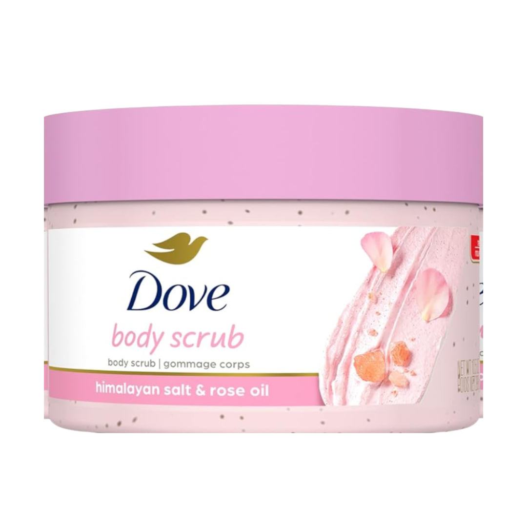 Dove Body Scrub Himalayan Salt &amp; Rose Oil  298g