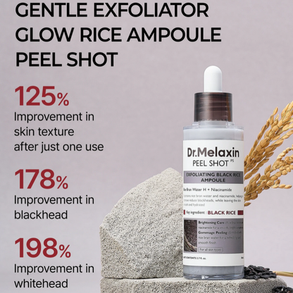Dr.Melaxin Peel Shot Exfoliant Black Rice Ampoule 80ml