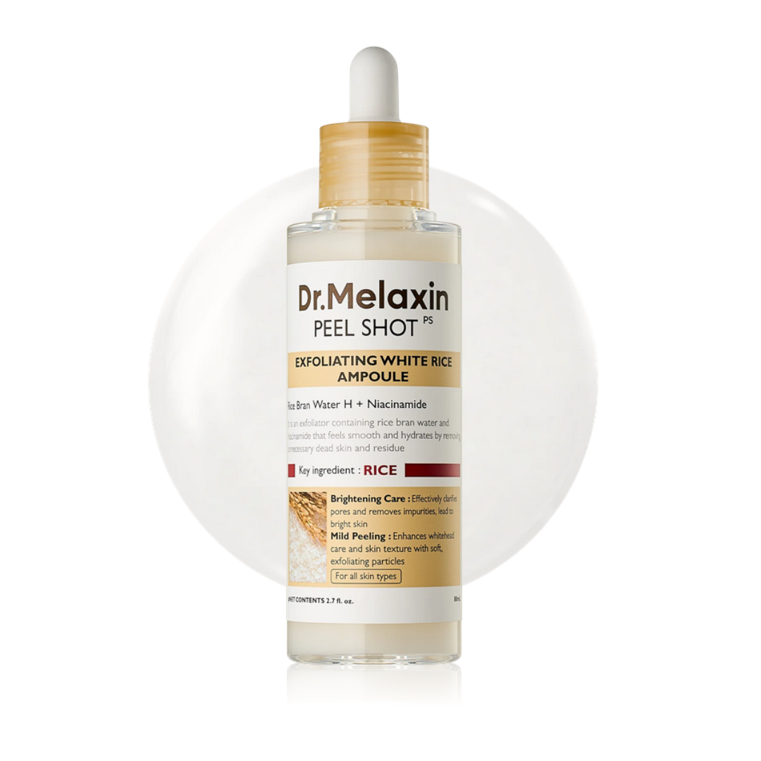 Dr.Melaxin Peel Shot Exfoliant White Rice Ampoule 80ml