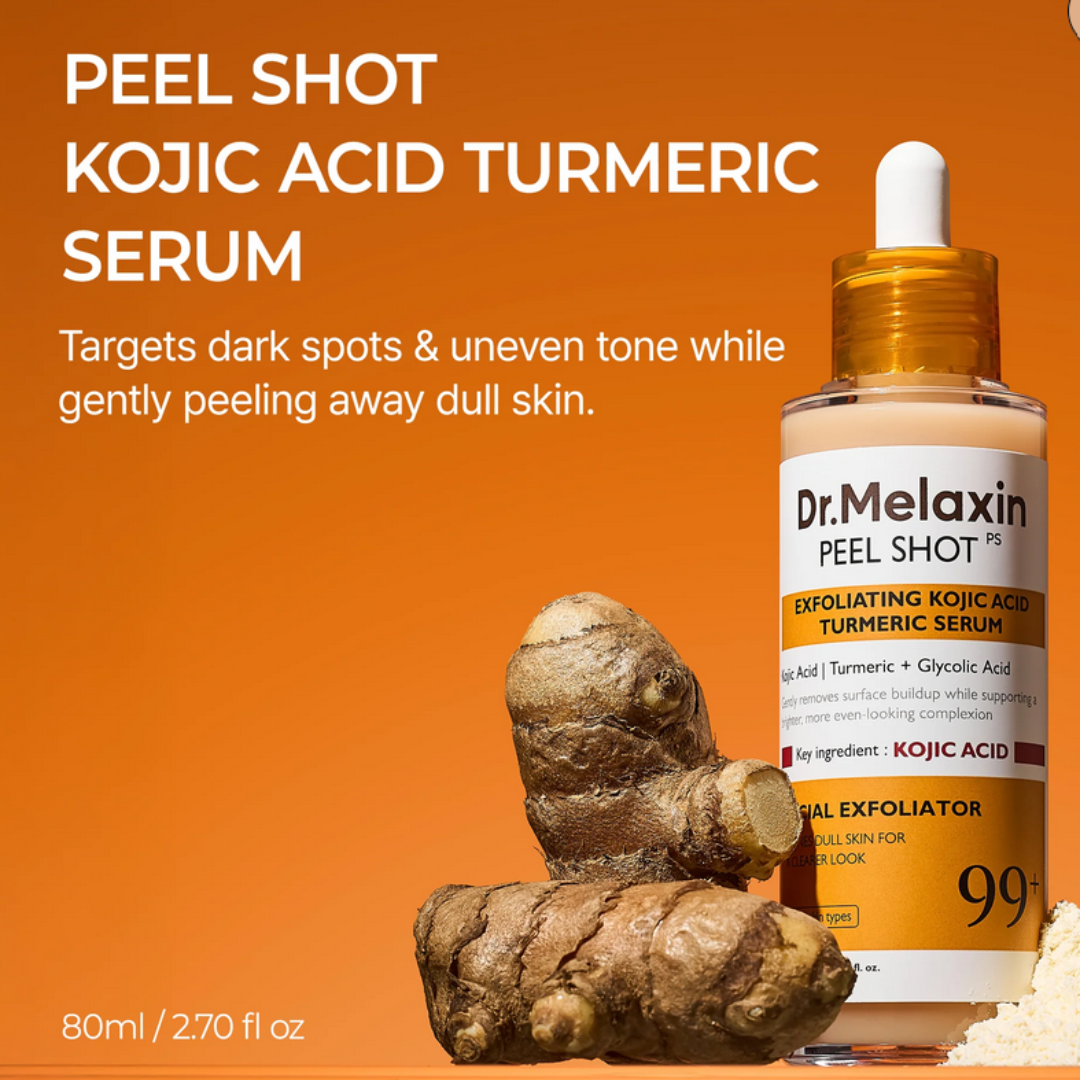 Dr.Melaxin Peel Shot Exfoliating Kojic Acid Turmeric Serum 80ml