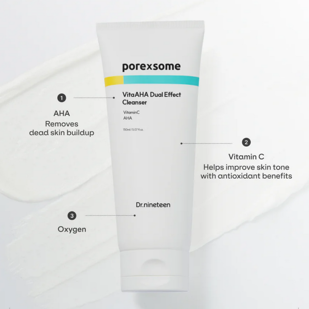 Dr.nineteen  PoreXsome VitaAHA Dual Effect Cleanser 150ml