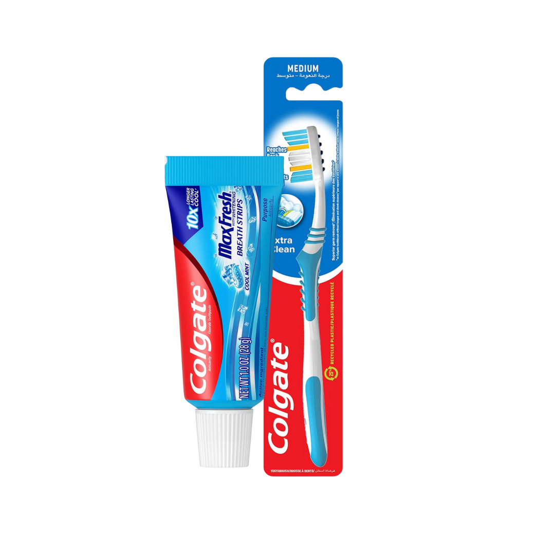 Mini Colgate Max Fresh toothpaste 28g + 1 Toothbrush