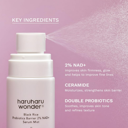 Haruharu Wonder Probiotics Barrier 2% NAD + Serum Mist 80ml