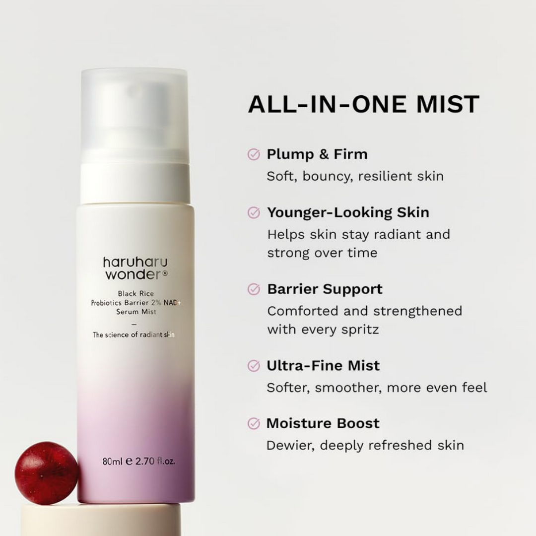 Haruharu Wonder Probiotics Barrier 2% NAD + Serum Mist 80ml