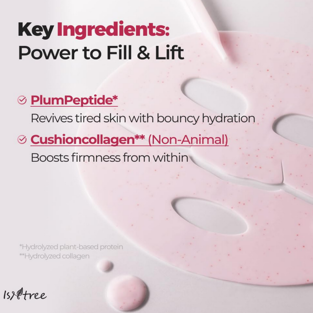 Isntree Plum Peptide Plumping Gel Mask Set 4X30ml