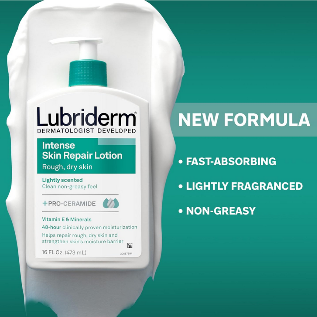 Lubriderm Intense Skin Repair Moisturizing Lotion for Rough &amp; Dry Skin 473ml