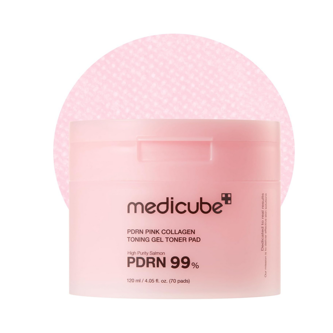 Medicube PDRN Pink Collagen Toning Gel Toner Pad 70pcs