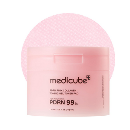 Medicube PDRN Pink Collagen Toning Gel Toner Pad 70pcs
