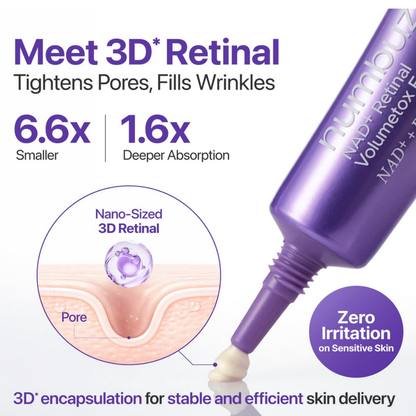 Numbuzin No.9 NAD+ Retinal Volumetox Eye Cream Tube Type 20ml
