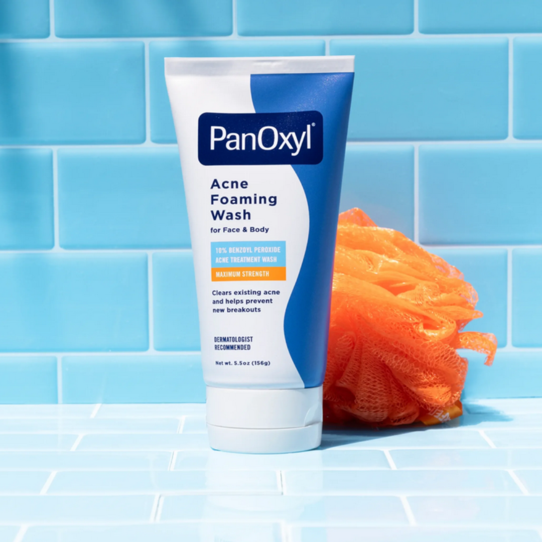 PanOxyl, Acne Foaming Wash, Benzoyl Peroxide 10% Maximum Strength