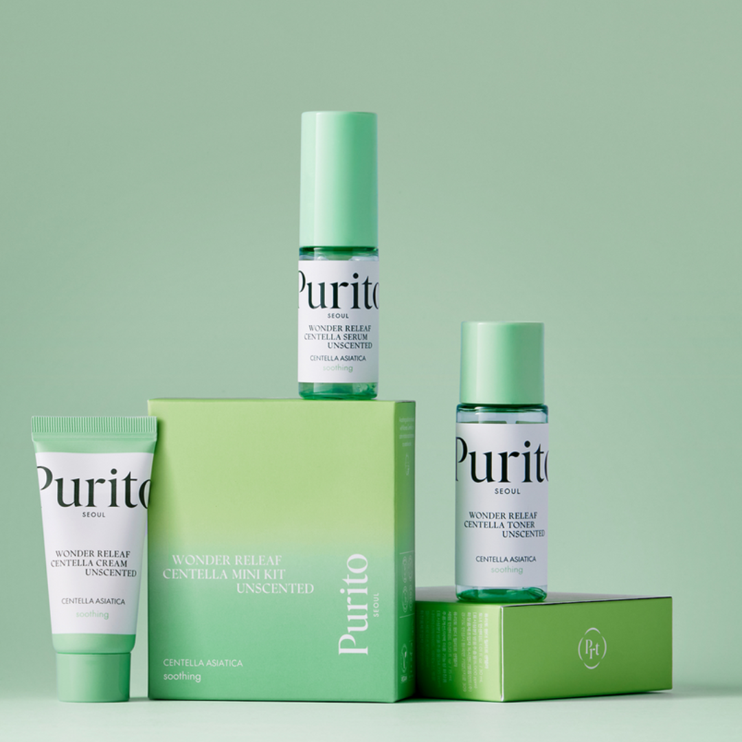 Purito SEOUL  Wonder Releaf Centella Mini Kit Unscented