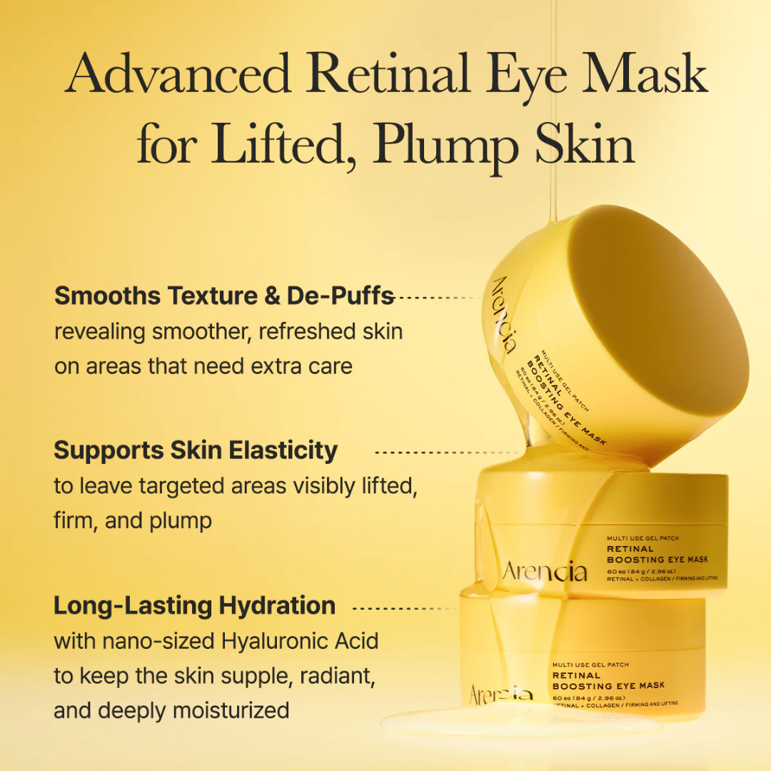 Retinal Boosting Eye Mask Patch Retinal &amp; Peptides 60 Paches