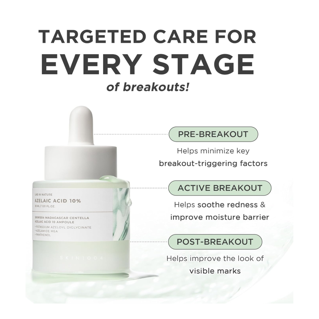 SKIN1004 Centella Azelaic Acid 10 Ampoule 30ml