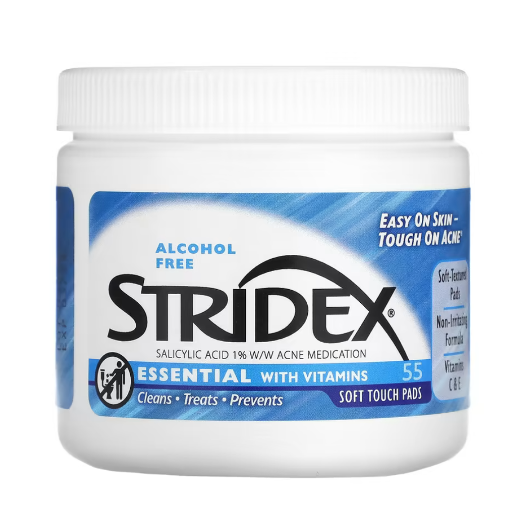 Stridex Essential with Vitamins 55 Pads