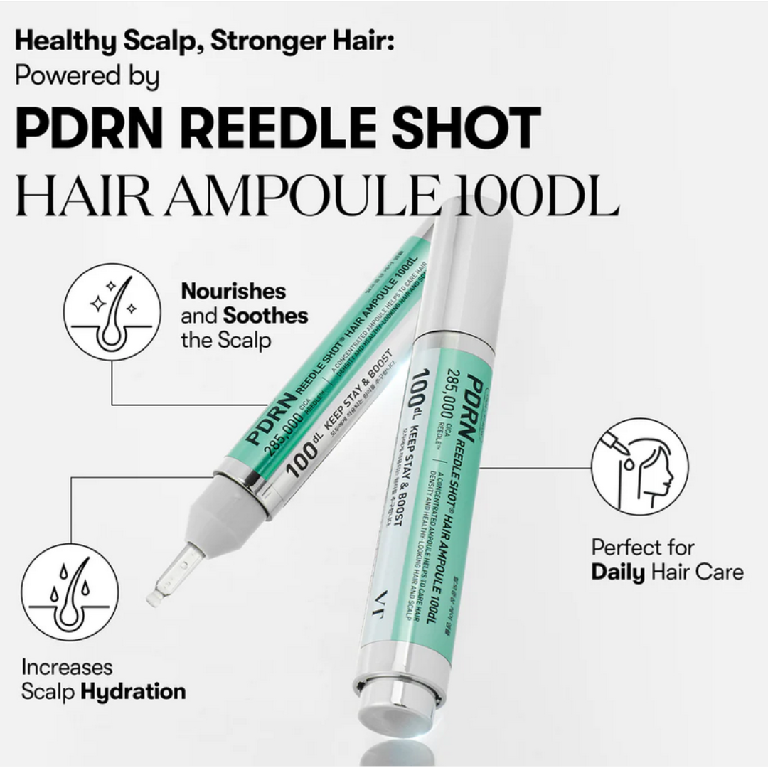 VT PDRN Reedle Shot Hair Ampoule 100dL 15ml