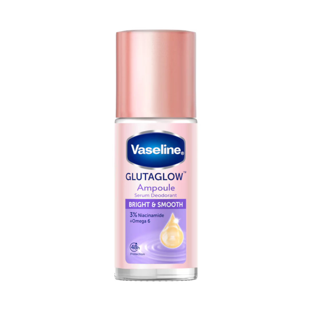 Vaseline Glutaglow Ampoule Serum Deodorant Roll On Bright &amp; Smooth 45ml