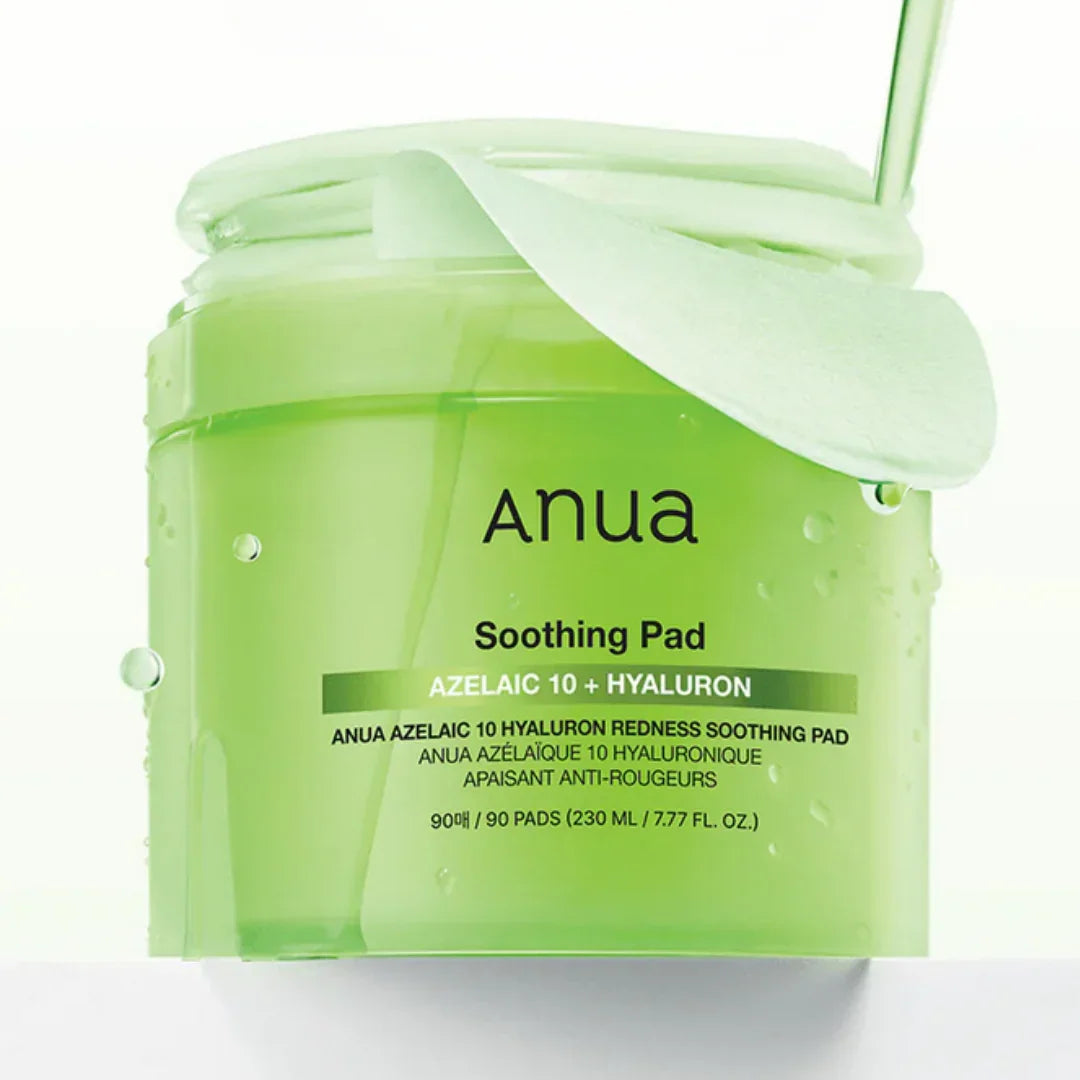 ANUAANUA Azelaic Acid 10 Hyaluronic Redness Soothing Pad 90 PadsMood Arabia